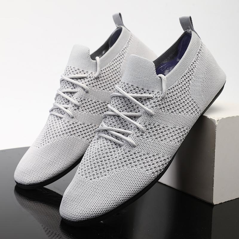 Yrzl Mesh Loafers Men Driving Moccasins High Quality Flats Walking Shoes Breathable Non Slip Casual Loafers Summer Mens Shoes