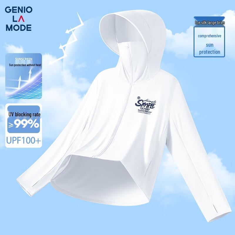 GENIOLAMODE Men s Ice Silk UPF100+ Sun Protection Hoodie XL
