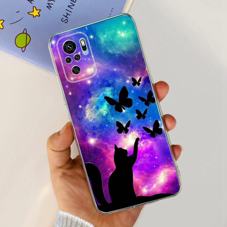 Lovely Printed Case For Xiaomi Redmi Note 10 10S Note 10 Pro Soft Silicone TPU Back Cover For Redmi Note10 10s 10Pro Phone Cases