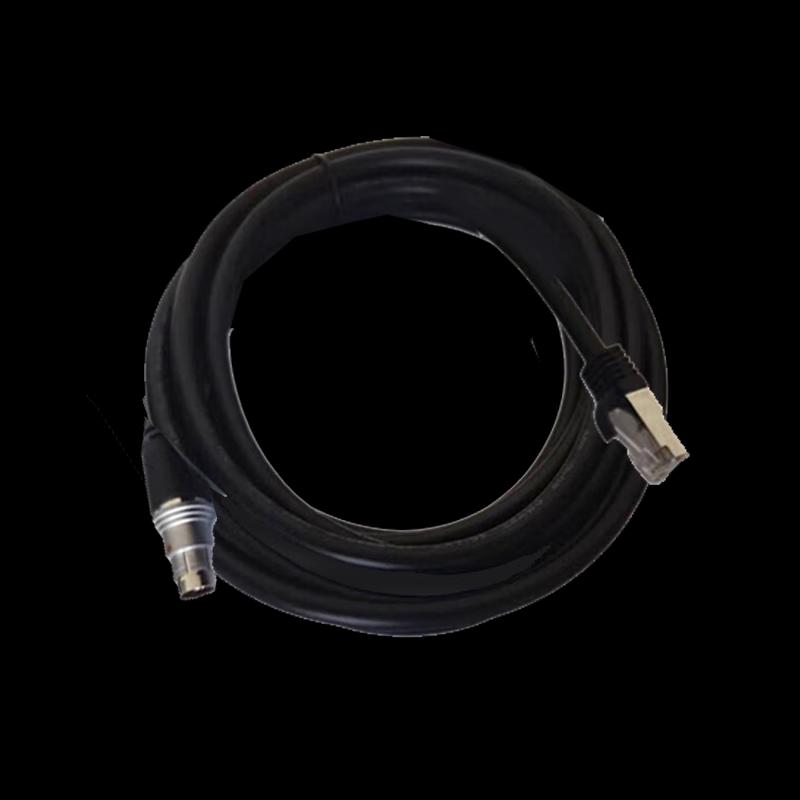 12-Core Aviation Plug to RJ45 Ethernet Cable