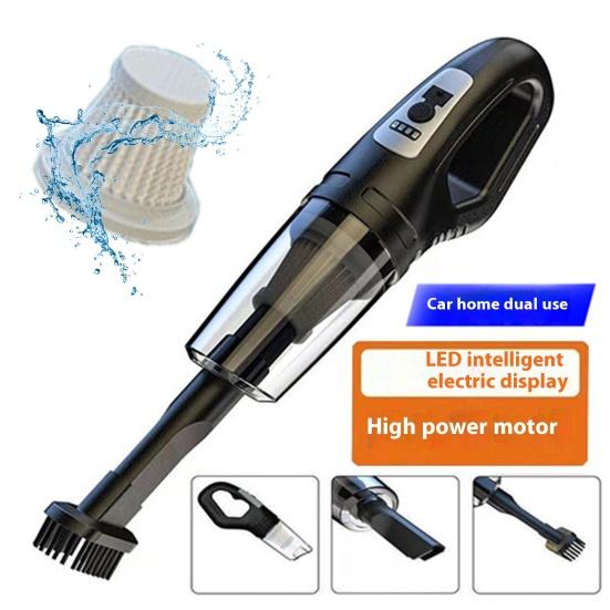 Car Vacuum Cleaner Wireless USB Charging Long Battery Life Washable Filter Powerful