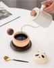 Panda Ceramic Mug Office Tea Separation Cup Creative High Appearance Level Girls Coffee Cappuccino Friend Birthday Gift