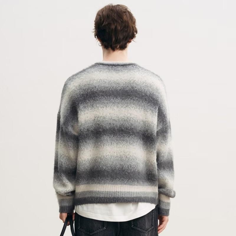 Teenie Weenie Men's Retro Gradient Stripe Knitted Sweater