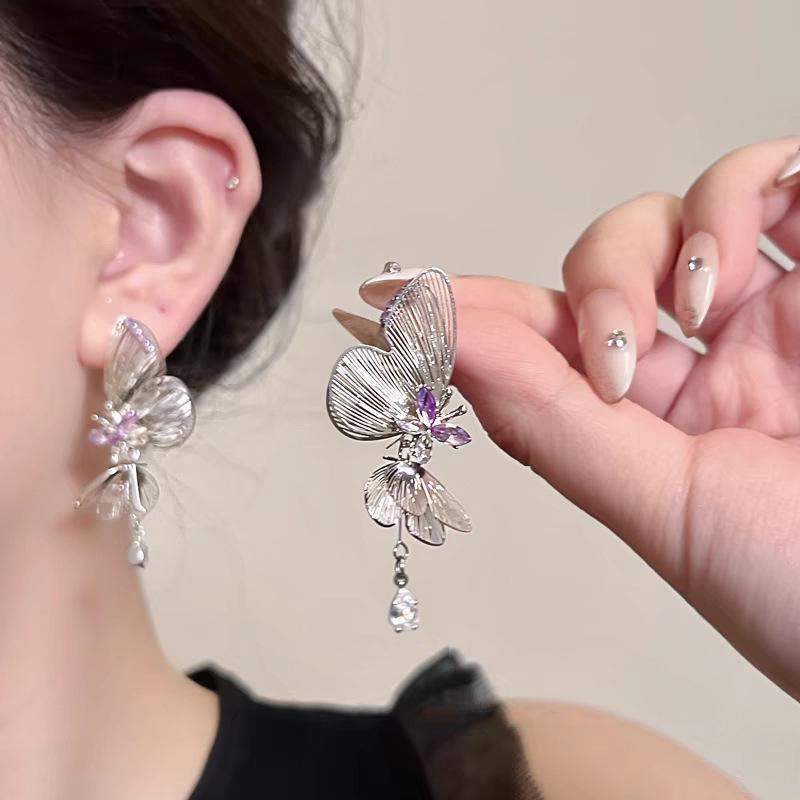 S925 Silver Needle Pearl Stud Earrings for Women