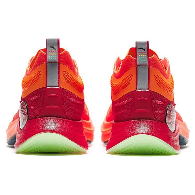 Anta Mah Pro Nitrogen Technology Non-Slip Wear-Resistant Low-Top Running Shoes Men Sneakers Orange Yellow 112335584-4