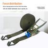 Military Green Strong Wear-Resistant Universal Ratchet Binder for Truck Cargo
