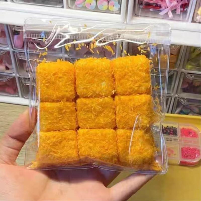 Fried Simulated Food Squeeze Toy Slow Rebound Wet Soft Suction Finger Pinch Decompression Squishy Toy Stress Release Toys