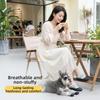 4Pcs Breathable Dog Mesh Shoes Wear Resistant Puppy Net Boots Anti-Slip Dog Boots  Hot Pavement