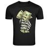 Skeleton Hand Holding Money Cash Graphic Tee