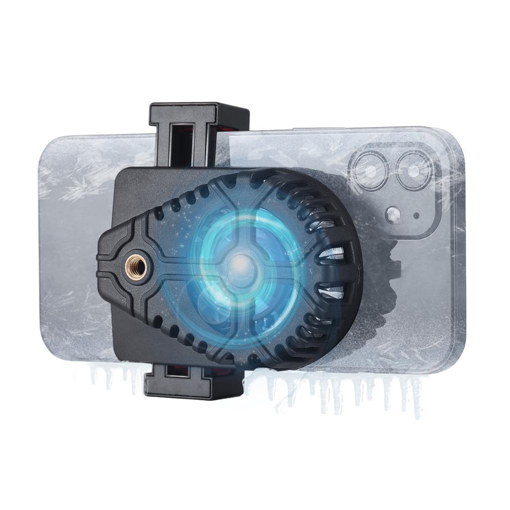 Cell Phone Cooler Fan, Dual Cold Shoe Mounts for 16Celsius15Celsius14Celsius13, Phone Cooling Fan with Refrigerating Cooling