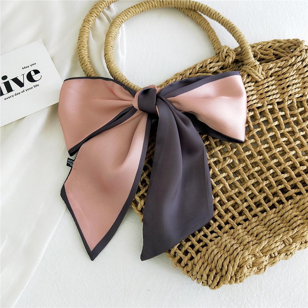 

Новые шарфы Шелковые шарфы Женские весенние и осенние длинные декоративные профессиональные шарфы Летние тонкие стили в сочетании с рубашками Стильные 9*110cm