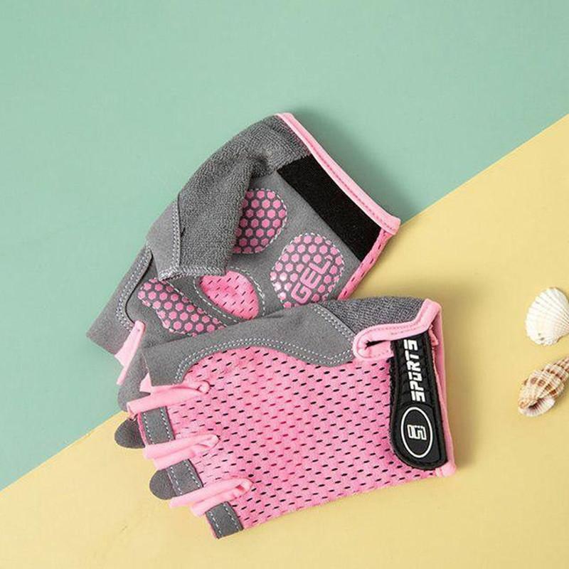 1 Pair Kids Cycling Gloves Boys Girls Half Finger Bike Gloves Children Bicycle Glove Child Sport Gloves Non Slip for Outdoor