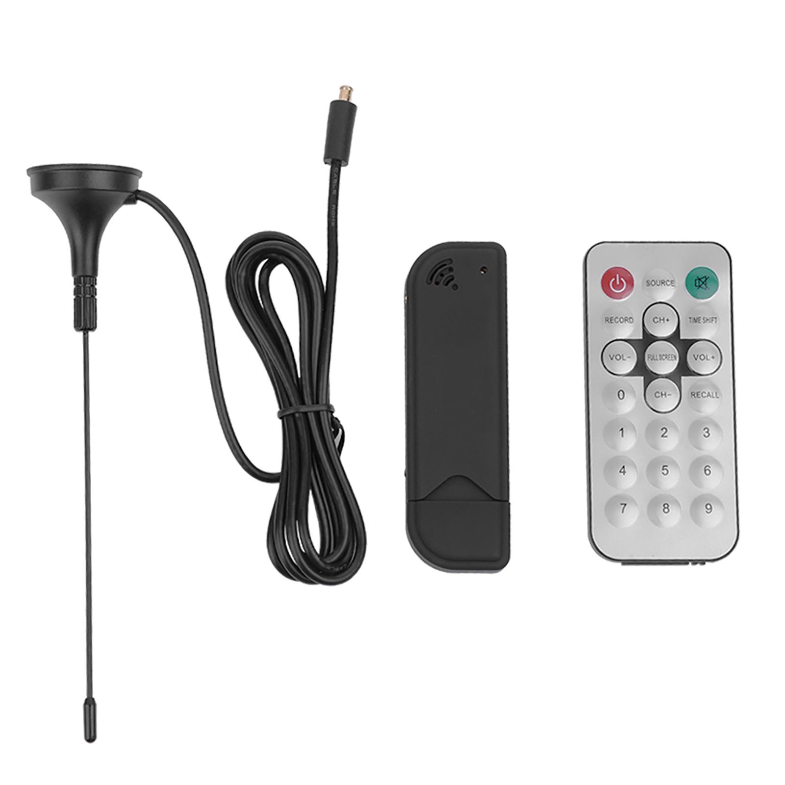 

Mini USB2.0 TV Receiver ISDB‑T Digital TV Stick Tuner Video Recorder for Laptop PC