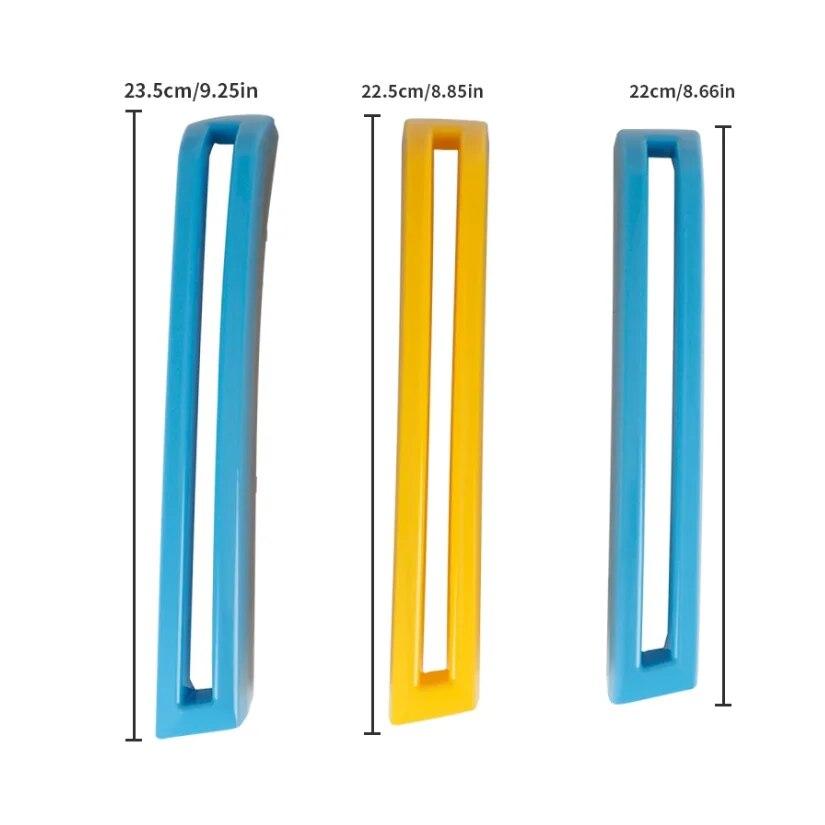 For Volvo XC90 2015- Front Grille Three-color Net Decoration Stripe Network Modified Stickers Center Grille Cover Trim