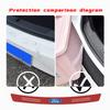 1Pcs Car Carbon Fiber Trunk Load Edges Badge Decoration Sticker For Ford Fiesta Mondeo Fusion Explorer Escape Shelby Edge Taurus