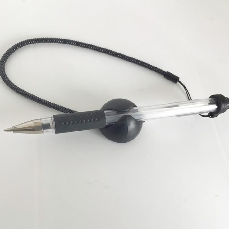 4Pcs Loss Prevention Pen Strap With Adhesive Base and Elastic Spring Cord For Offices Desk Cashiers Hotel Reception