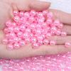 Multicolor Transparent AB Imitation Pearl Beads for DIY Jewelry Making