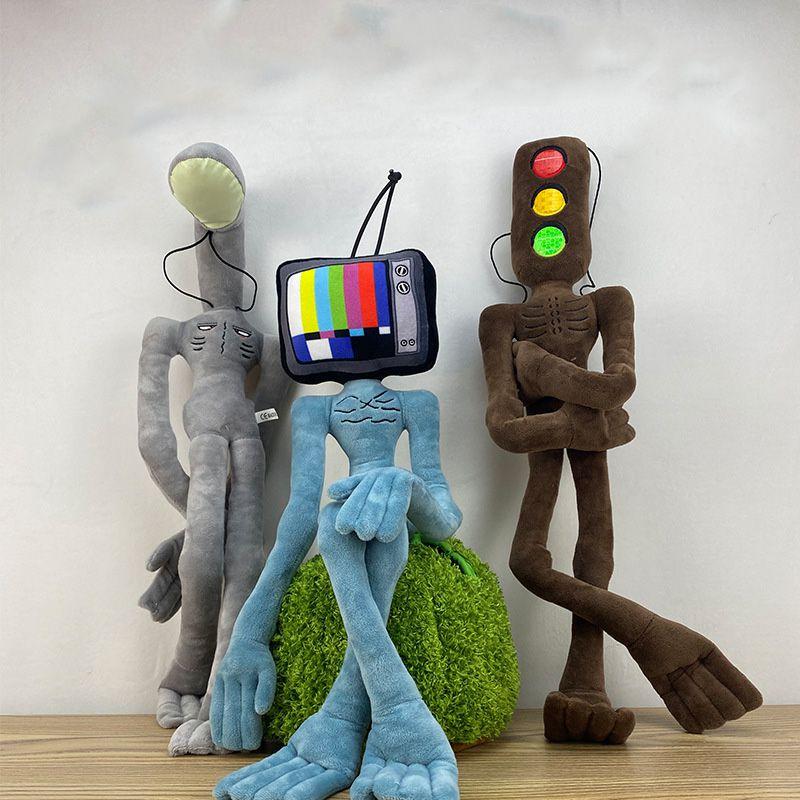 Cuddly 21" Anime Scp Siren Head Plush Toy Bendable Doll For Horror Fans