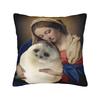Seal Sea Cute White Pillowcase Polyester Cushion Cover Decoration  Pillow Case Cover Home Zippered 40X40cm