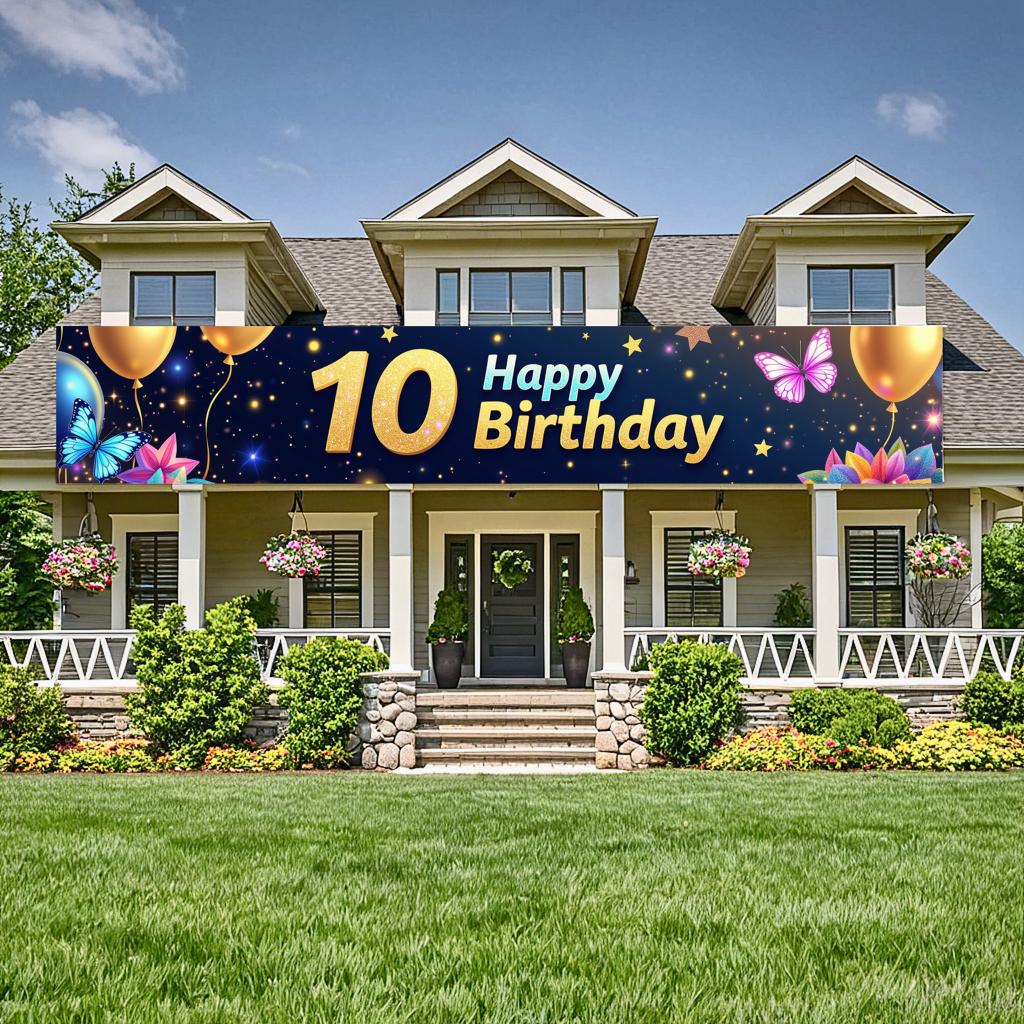 Colorful Celebration Backdrop Party Banner Birthday Banner For Celebration Family Gathering Indoor