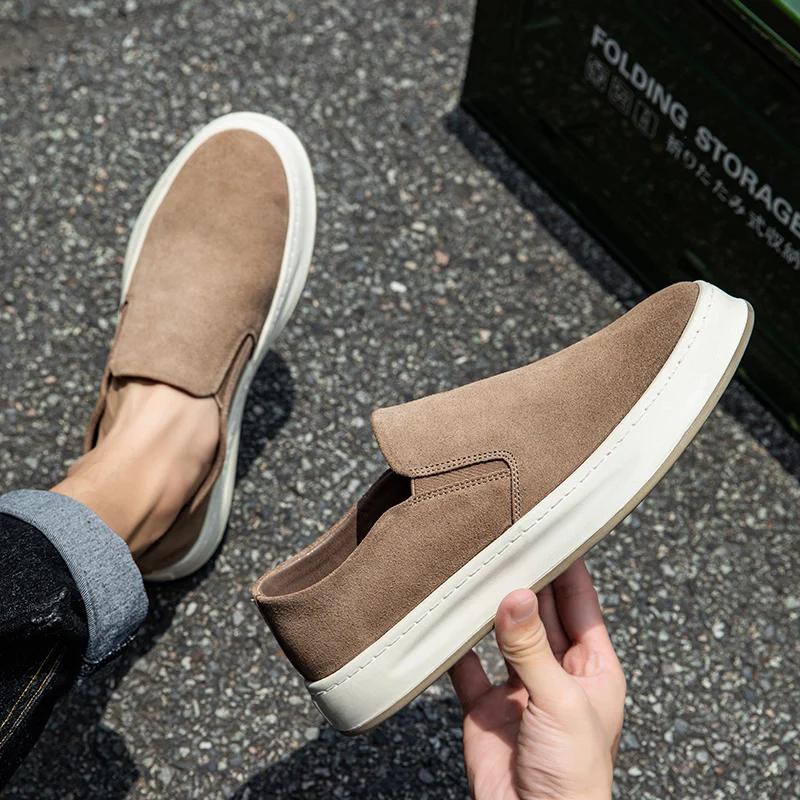 Luxury High Quality Men Loafers Fashion Brand Casual Driving Shoes Antiskid Walking Lightweight Breathable Platform Driving Shoe
