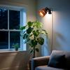 Solid Wood Construction Swing Arm Clip Wall Lamp LED Light Source Swing Arm Design Retro Japanese Sconce Adjustable Retro Style