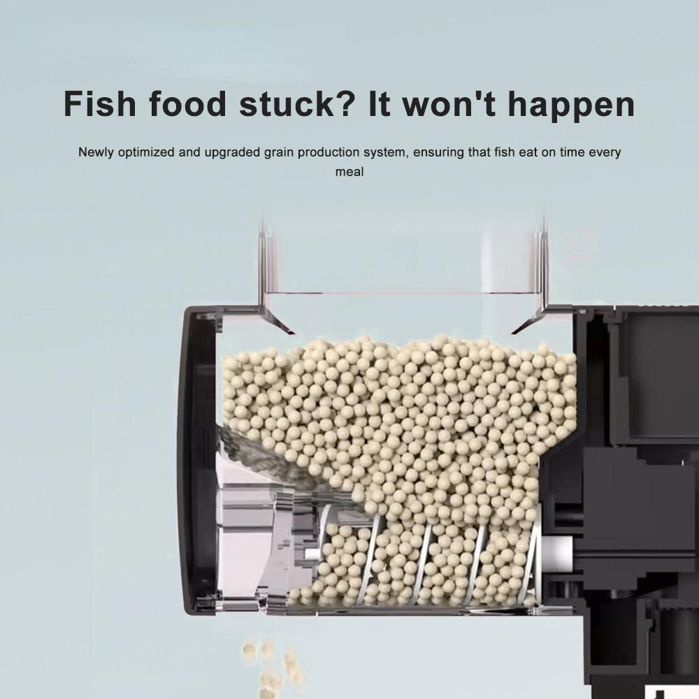 500ML Aquarium Fish Tank Feeder Intelligent Automatic Feeder Digital Timing Wifi Wireless Remote Control Fish Feeding