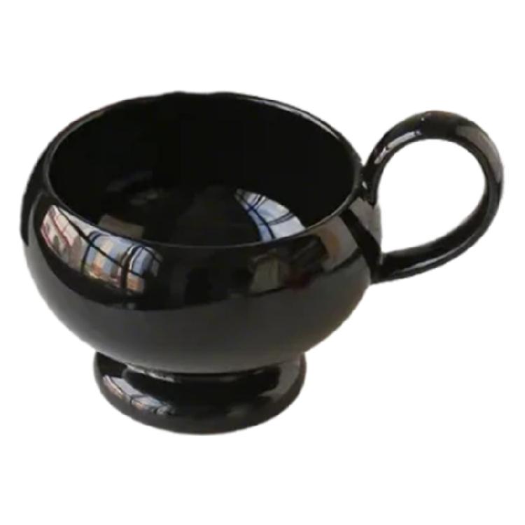 Elegant 280ml Ceramic Coffee Mug With Theme And Ergonomical Handle Ceramic Coffee Mug For Modern Livings