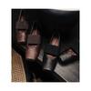 Superweiches Schaffell~ innere Höhenerhöhung 5cm Elefantenmuster leichte Mund Einzel Schuhe Retro Kälte Ballerinas Damen Mary Jane Schuhe