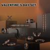 SM-sett med håndjern Bondage-tau sett med tempereringsverktøy Splittelekesett Valentinsdag SMl-gavesett