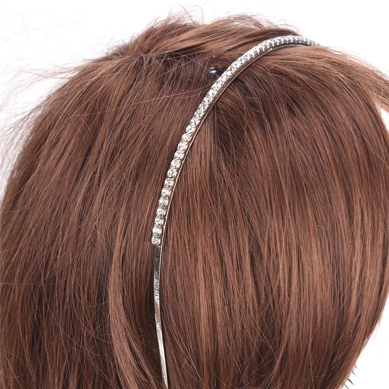 Crystal Rhinestone Headband Hairband Head Wear Elastic Brightness Accessories