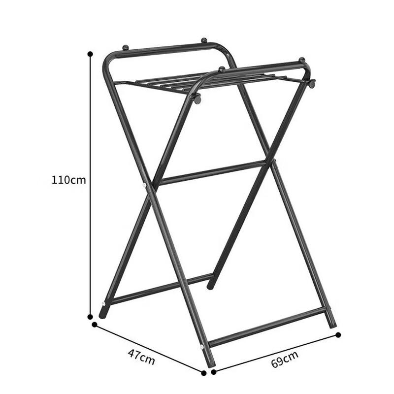 OIMG Foldable Balcony Clothes Drying Rack