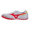 Mizuno Scarpe da Calcio Unisex Morelia Punta Rotonda Lacci Sala Giappone Punto Croce TF Bianco Rosso Q1GB230064