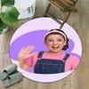 1pc Ms Rachel3 Print Round Carpet Chair Round Carpet Suitable for Bedroom Living Room Home Decorative Carpet