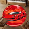 1PC Racing Car Round Chair mat Area Rug - Non-Slip, Floor Mat for Office, Bedroom, and Indoor Decor -Gift D1127218