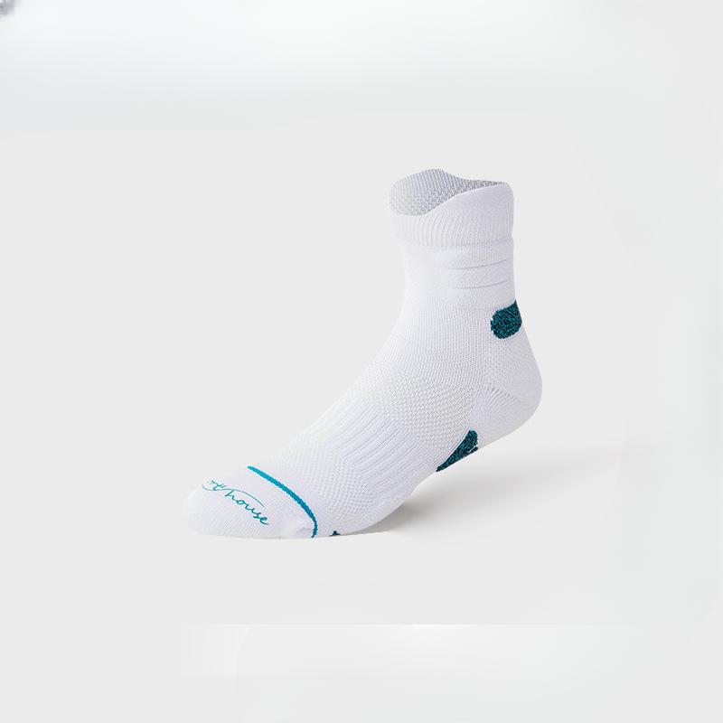 Men's Spring and Summer Breathable Fast Dry Towel Bottom Non Slip Sports Tennis Tube Socks