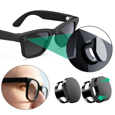 Kamera-Privatsphärenabdeckung für Meta Smart Glasses, Signalfreundlicher, lichtdimmbarer Aufkleber mit Snap- und Schiebedesign, Einfach zu installierende Kameraobjektivabdeckung