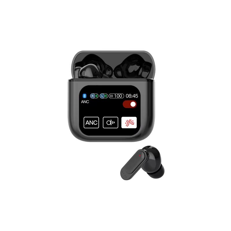 SE60 High Quality Touch Screen ANC Wireless Earphones TWS Noise Cancelling Earbud Bluetooth 5.3 Long Battery Life HiFi Headphone