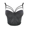 Classic Women Black White Dot Tube Top Corset Bustier Girl Sexy Push Up Vest Bralet Lady Bra Cropped Tops Club Party Lingerie