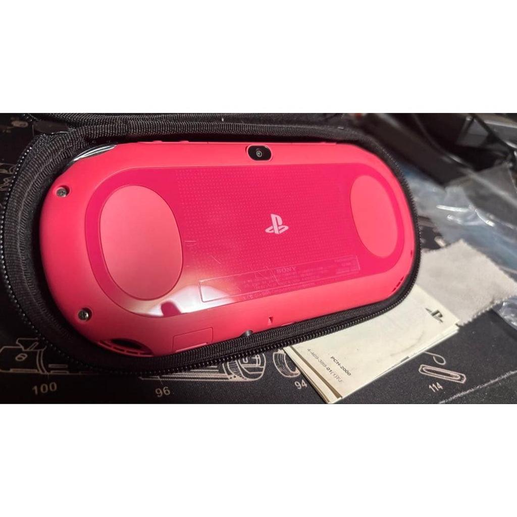 Used PlayStation Vita PCH-2000 Series Pink/Black with Accessories