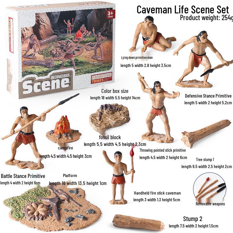 Animal Farm Model Set: Trees, Fences, Vegetables, Tools, Cart, and Props for Toy Scenes