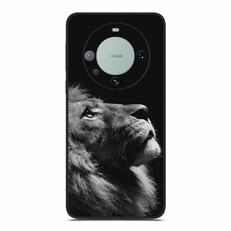 TPU Soft Phone Case for Huawei Mate 60 Funda Silicone Luxury Back Cover for Huawei Mate 60 pro Capa Animal Lion Dinosourus