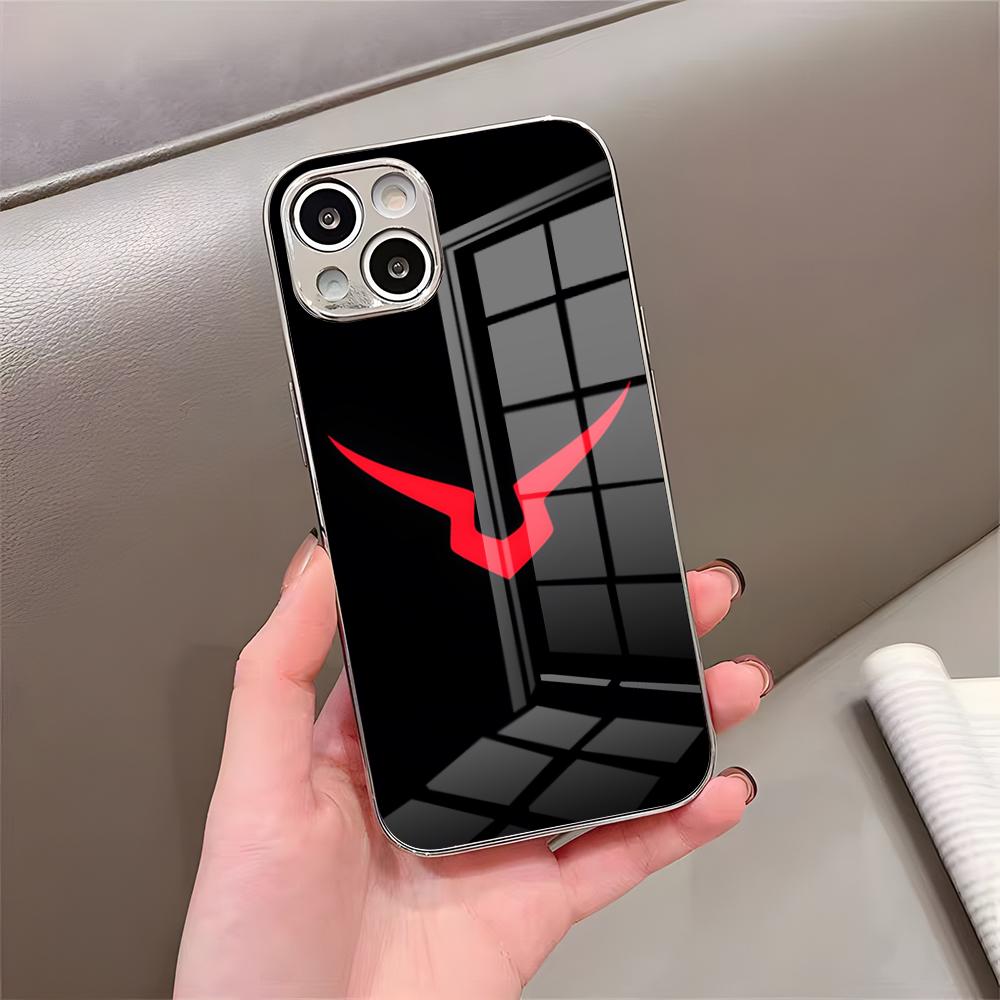 Cool L-Lelouch Phone Case For IPhone 17 Pro Max 15 Pro 16 14 Plus 12 13 Mini 11 Pro Shockproof Electroplated Glass Cover