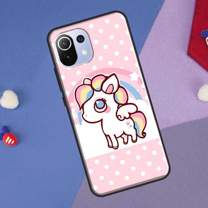 

Cute Rainbow Unicorn Cover For Xiaomi 14 Ultra 13 11T 12T 13T 14T Pro POCO X7 X6 Pro X3 X5 F3 F5 M6 F6 Pro Case Xiaomi 13