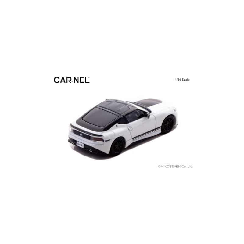 CARNEL 1/64 Nissan Fairlady Z Version ST Customized Edition 2023 Prism White/Super Black (Finished Model)