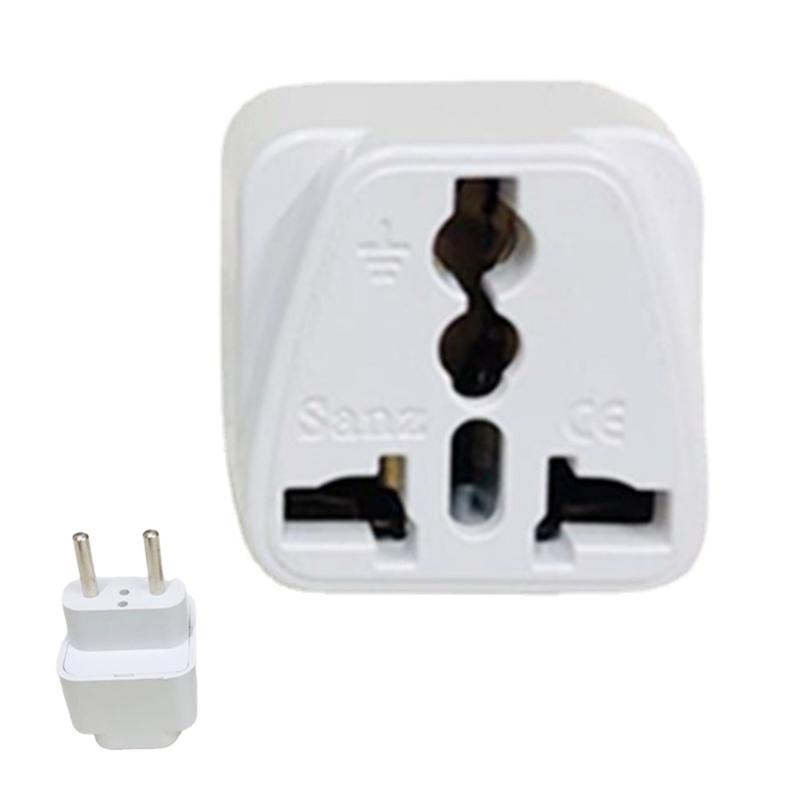 Universal Socket Converter European Travel Plug Adapter Power Adapter 0-250V Portable European Plug Converter 1