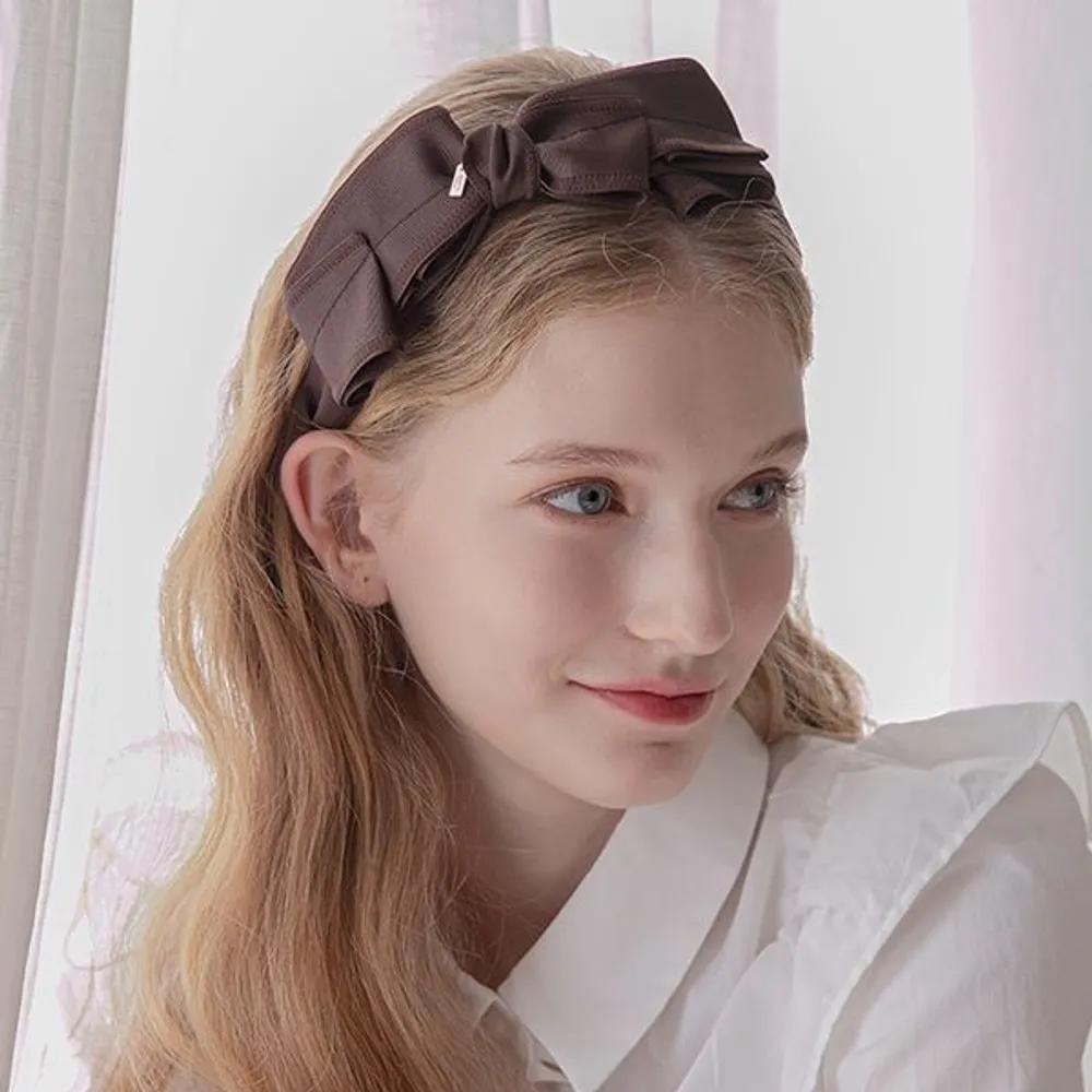 Half Frill Hairband JP-22-217HB brown