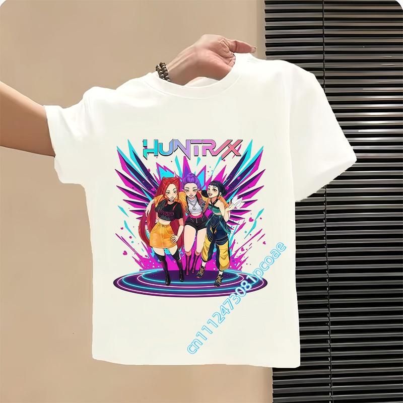 Style Children's Pure Cotton Short-Sleeved Cartoon Printed Summer T-Shirt - Girls' Casual Shirt for Leisure, Boys' Sports Shirt