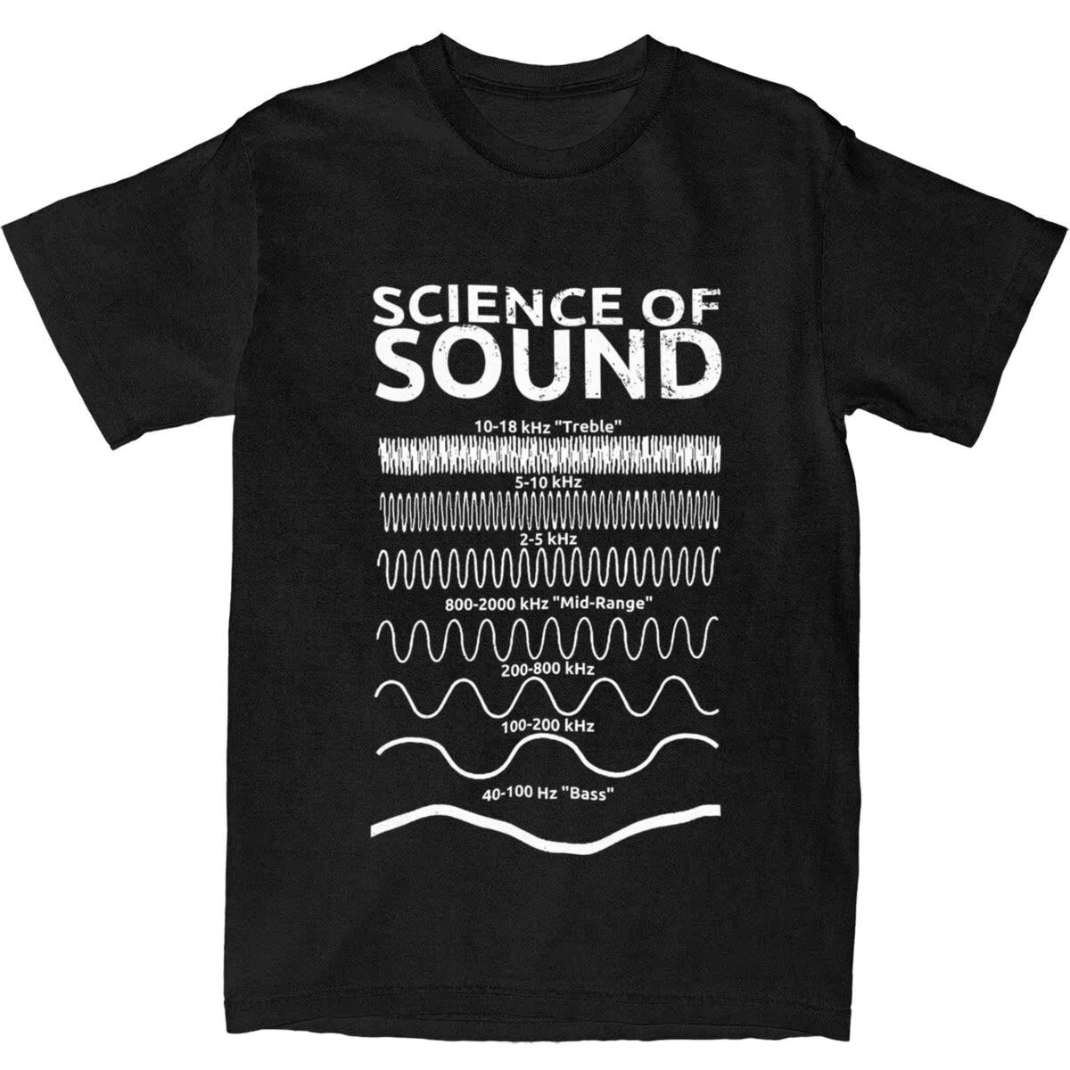 Unisex Women T Shirt Science Of Sound Engineer TShirts Harajuku Audio Engineer Musician Summer YK graphic t shirts kawaii S