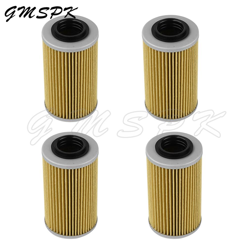 1/2/4/6PCS Oil Filter Element Fit for Sea-Doo Wake Pro GTS RXT GTX GTI SE Limited RXP RXT IS X 4-Tec 130 155 185 215 255 230 260